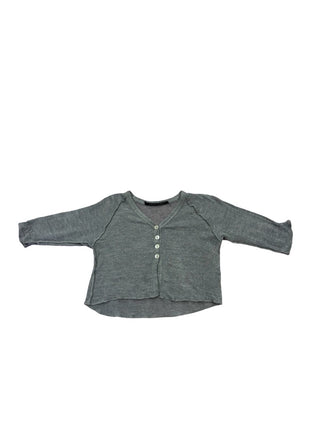 Album Di Famiglia Grey cardigan, 0-3 months