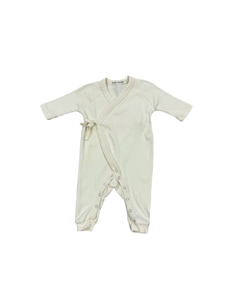 Petits Vilains Cream wrap sleeper, 0-3 months