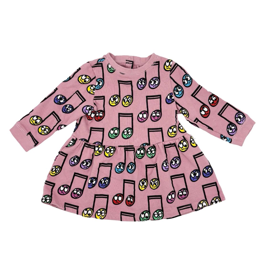 Stella McCartney pink music note dress, 2 years