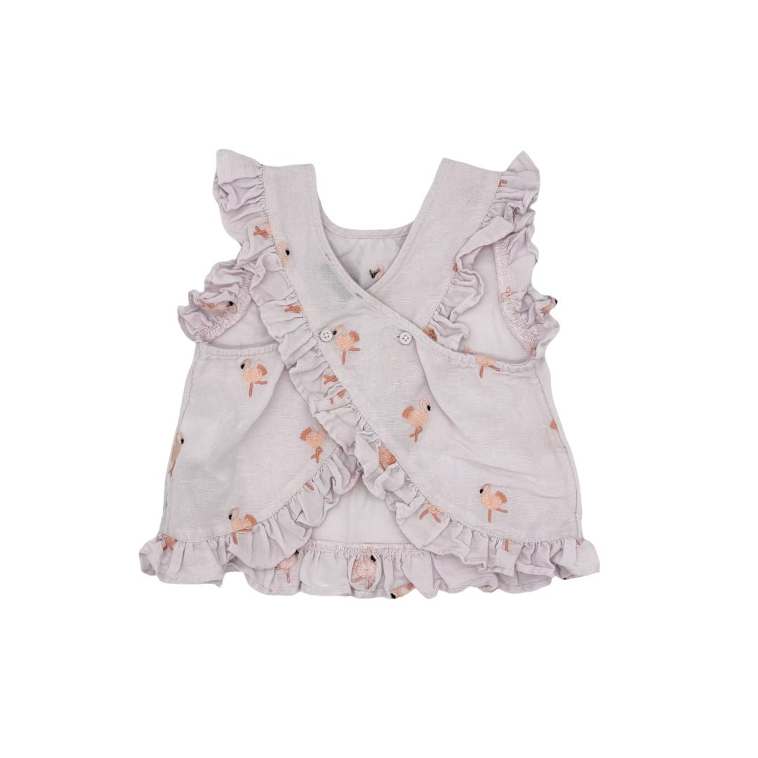 Stella McCatney pink flamingo top, 2 years
