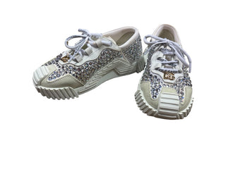 Dolce & Gabbana Rhinestone Sneakers, 29 EU