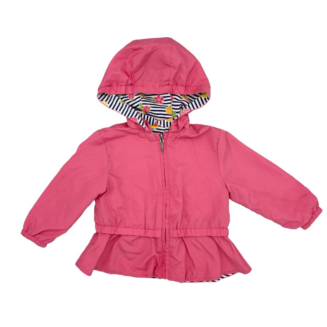 Mayoral pink lined windbreaker, 12 months
