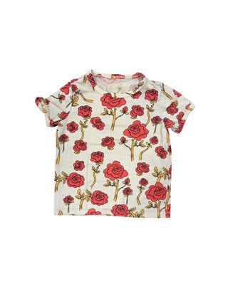 Mini Rodini Rose Print T-shirt, 3-5 years
