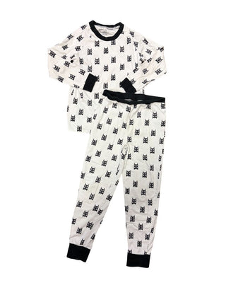 Lola & Taylor Batman Mask Print Pajamas, 10 years