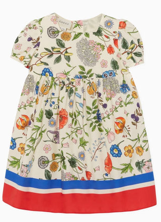 Gucci Floral and Stripe Dress, 36 months