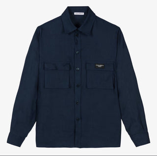 Dolce & Gabbana Navy blue lien shirt, 6 years