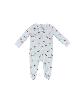 Petite Plume Flamingo sleeper, 0-3 months