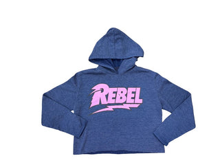 Firehouse  Cropped Purple Sweatshirt "Rebel" - Some Wear, Reflected in Price, XXS