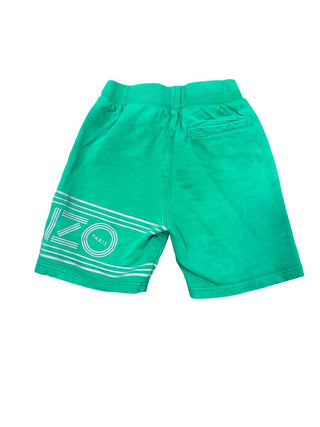 Kenzo Green Sweatshorts with Kenzo Graphics, 6 years