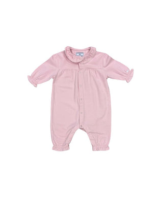 Petite Plume Pink playsuit with collar, 6-12 months