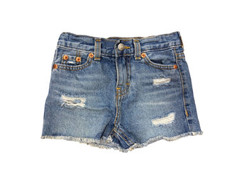Levi's Distressed Denim Blue Shorts, 4 years