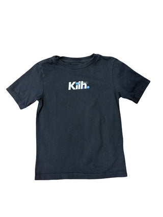 Kith Black Tee with Kith Logo, 4-5 years