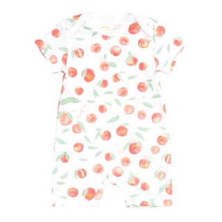 New with tags Petidoux Peaches romper, 3-6 months