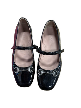 Gucci Black leather dress shoes, 34 EU