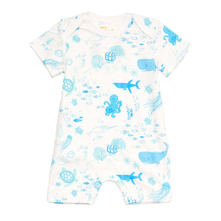 Petidoux Under the sea romper new with tags, 6-9 months