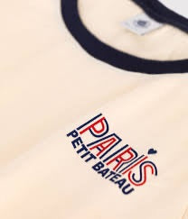 Petit Bateau Paris jersey shirt new with tags, 3 months