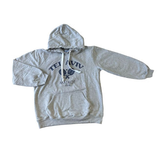 Liberty Clothing Grey Tel Aviv Matkot Club Hooded Sweatshirt, youth large