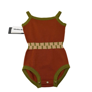 Misha & Puff Keyboard romper rust new with tags, 2 years