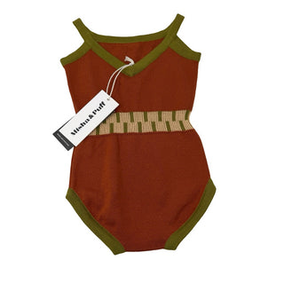 Misha & Puff Keyboard romper rust new with tags, 2 years