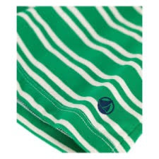 Petit bateau New with tags Ruffle sleeves striped jersey tshirt, 8 years