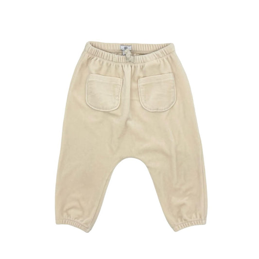 No Name cream velour pants, 12 months
