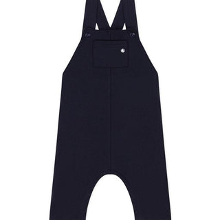 Petit Bateau Navy jersey baby overalls, 36 months