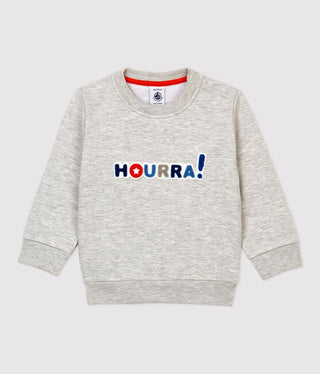 Petit Bateau Grey Hourra Sweater New with tags, 6 months