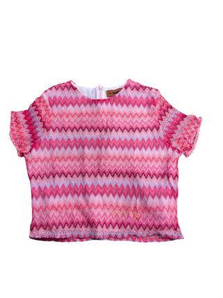 Missoni Pink zigzag t-shirt, 10 years
