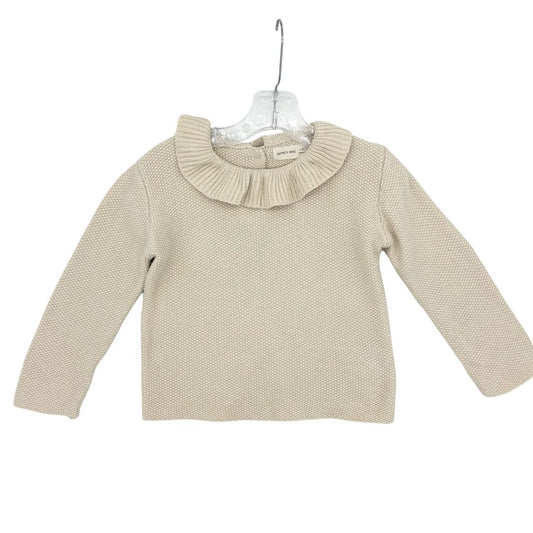 Quincy Mae cream sweater, 2-3 years