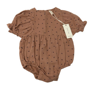 Quincy Mae Cosette romper hearts new with tags, 3-6 months