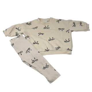 H&M Bow sweater set, 6-9 months