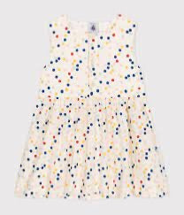 Petit Bateau Baby Polka Dot Poplin Dress New with tags, 6 months