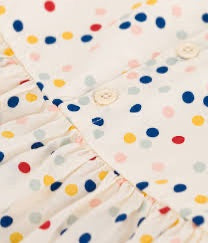 Petit Bateau Baby Polka Dot Poplin Dress New with tags, 6 months
