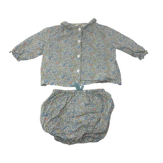 Cyrillus Liberty floral print blouse and bloomer set, 6 months