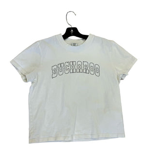 Sunday Best White Buckaroo T-Shirt, small