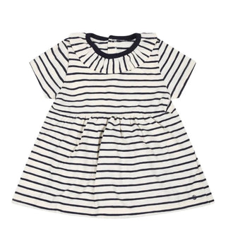 Petit Bateau Horizontal stripe cotton dress new with tags, 3 months