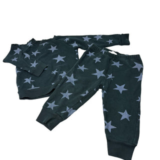Stella McCartney Black set with purple stars, 24 months