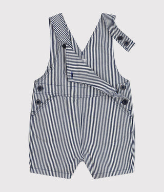 Petit Bateau Baby Short Striped Overalls New with tags, 36 months
