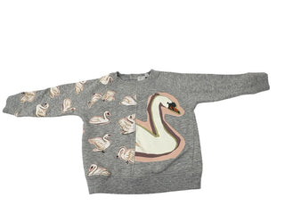 Stella McCartney Gray crewneck with flamingo, 12 months