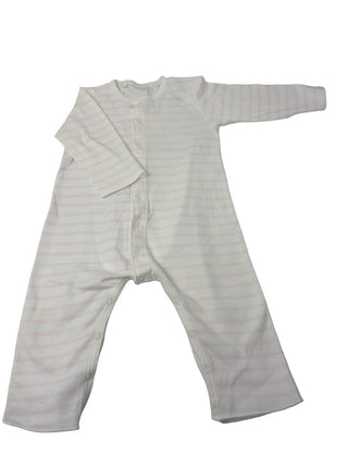 White and pink sleeper, 6-9 months
