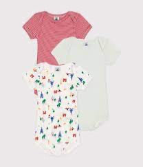 Petit Bateau New Paris Themed Short-Sleeved Onesies - 3-Pack New with tags, 36 months