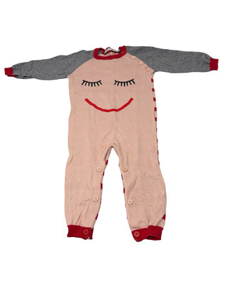 Stella McCartney Pink sleeper with face on front, 12m