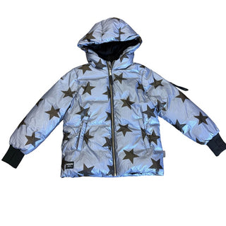 Nununu new w/tags blue stars jacket, 10-11 years