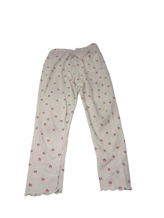 Zara Pink pants with floral details, 4-5 years