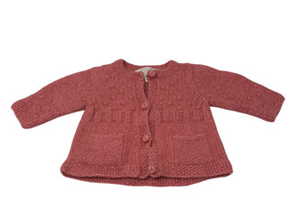 Caramel Baby & Child Pink Knit Cardigan, 3 months