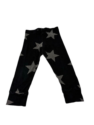 Nununu Black star pants, 18-24 months