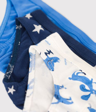 Petit Bateau Briefs Underwear Animal Pattern- 3-Pack New, 10 years