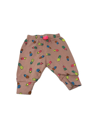 Stella McCartney Pink sweatpants with colourful pineapples, 3 months