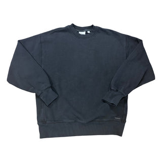 Tna Black crewneck cozy fleece boyfriend fit sweatshirt, Women’s 2xs