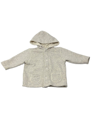 Bonpoint Heather white sweater jacket, 6 months